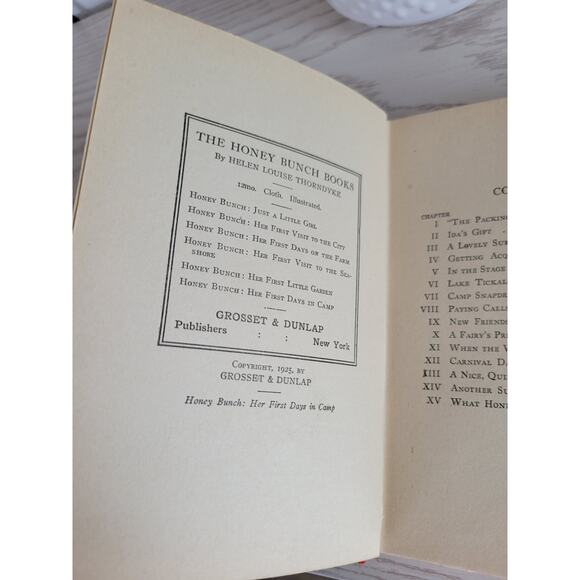2 Vintage Honey Bunch Books  First Summer on the Island, Days in Camp - Picture 7 of 8